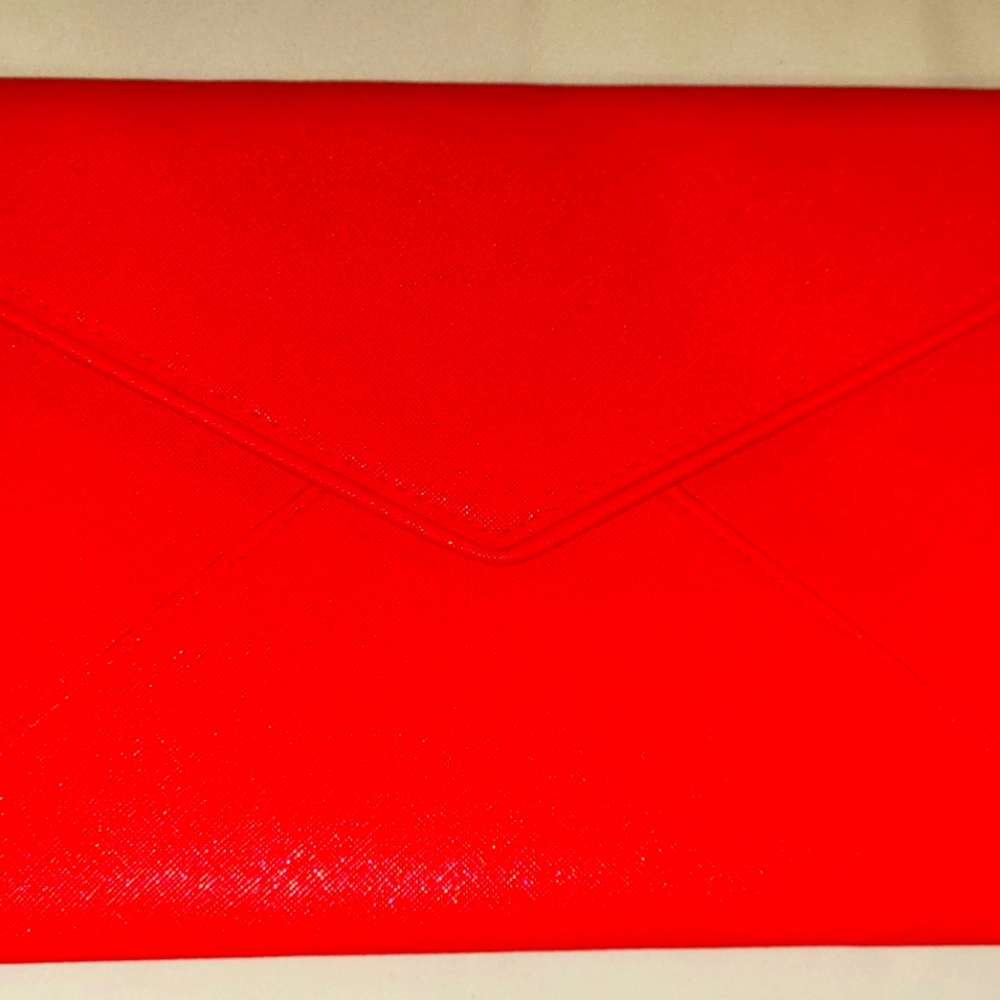 SEPHORA Clutch/Envelope/Makeup  Bag- Ruby Red